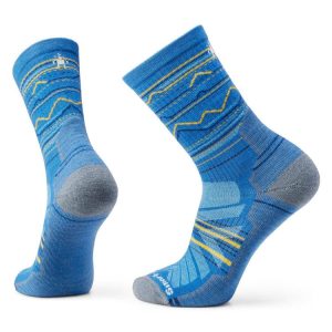 Smartwool Hike Light Cushion Mountain Range Pattern Crew – Men’s Socks